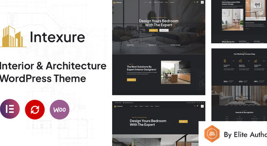 Intexure - Theme WordPress về thiết kế và kiến ​​trúc nội thất