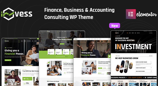 Invess - Theme WordPress tư vấn tài chính kế toán