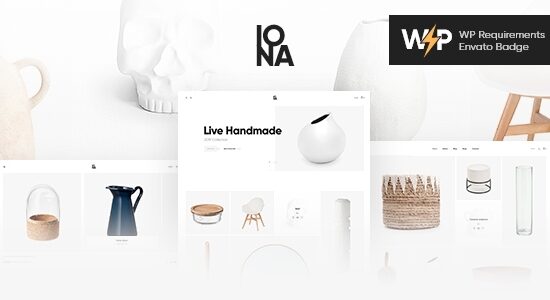 Iona - Chủ đề WordPress của cửa hàng thủ công & thủ công