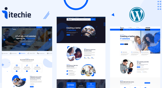 Itechie - Theme WordPress về Giải pháp và Dịch vụ CNTT
