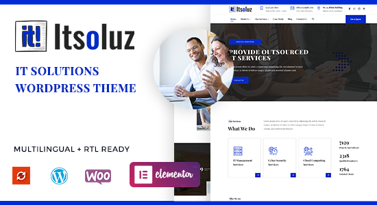 Itsoluz - Chủ đề WordPress Giải pháp CNTT