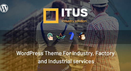 Itus - Chủ đề WordPress sản xuất công nghiệp