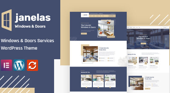 Janelas – Chủ đề WordPress về Dịch vụ Windows & Doors