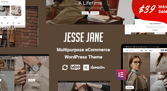 JesseJane - Chủ đề WordPress WooC Commerce đa năng + RTL