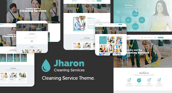 Jharon - Dịch vụ dọn dẹp WordPress Theme + RTL