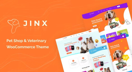 Jinx - Chủ đề WooC Commerce dành cho cửa hàng thú cưng & thú y