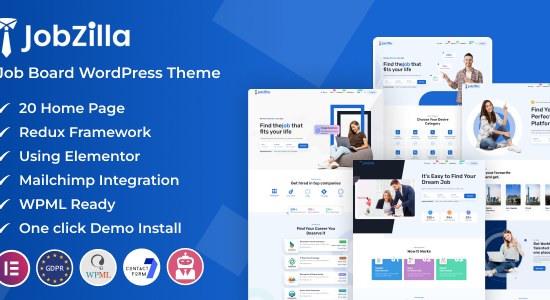 JobZilla - Chủ đề WordPress của bảng việc làm