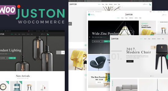 Juston - Chủ đề nội thất đáp ứng WooC Commerce