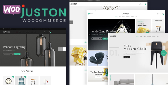 Juston - Chủ đề nội thất đáp ứng WooC Commerce