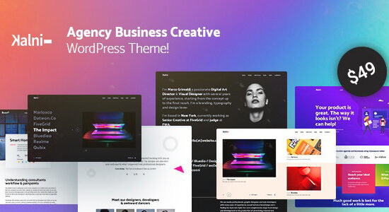 Kalni - Chủ đề WordPress sáng tạo dành cho doanh nghiệp