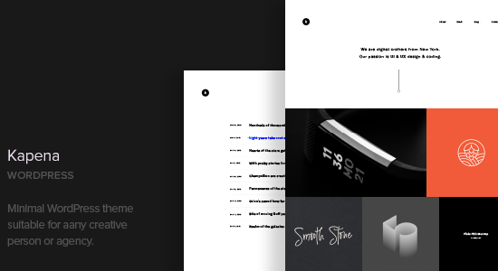 Kapena - Chủ đề WordPress danh mục đầu tư tối thiểu