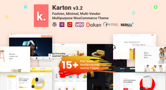 Karton | Chủ đề WooC Commerce đa năng