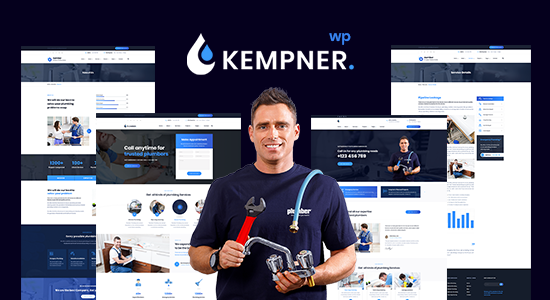 Kempner - Chủ đề WordPress thợ sửa ống nước