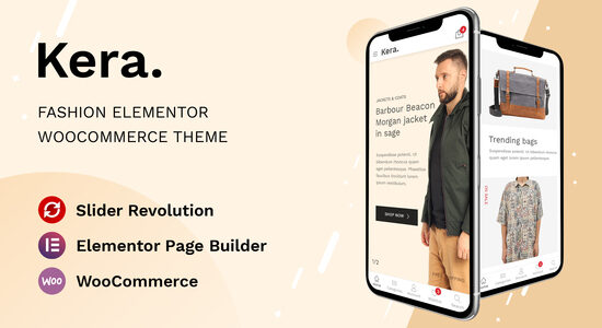 Kera - Chủ đề WooC Commerce của Fashion Elementor