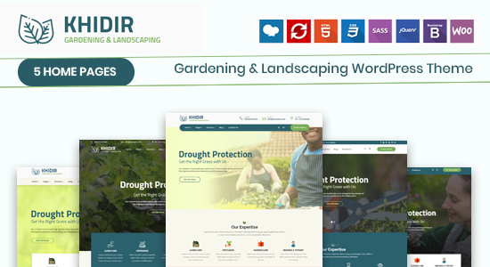 Khidir - Chủ đề WordPress làm vườn & cảnh quan