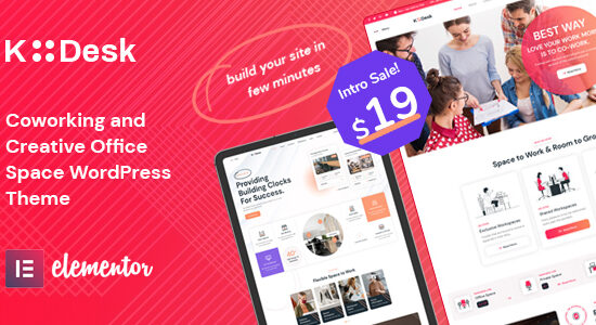 Kodesk - Chủ đề WordPress về không gian văn phòng và làm việc chung
