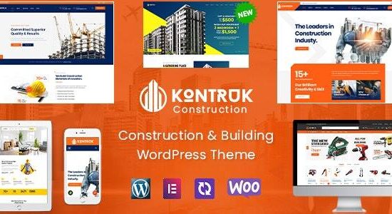 KonTruk - Chủ đề WordPress Xây dựng & Xây dựng Elementor