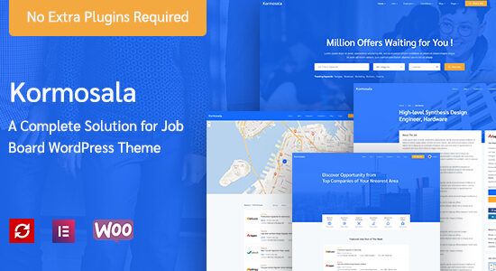 Kormosala – Chủ đề WordPress của bảng việc làm