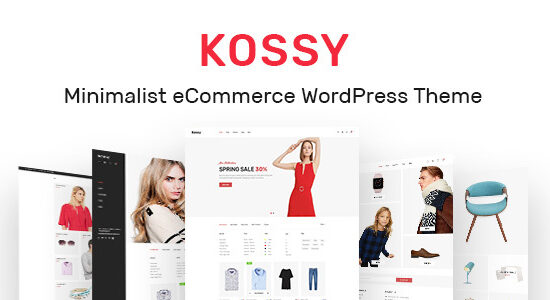 Kossy - Chủ đề WordPress thương mại điện tử tối giản