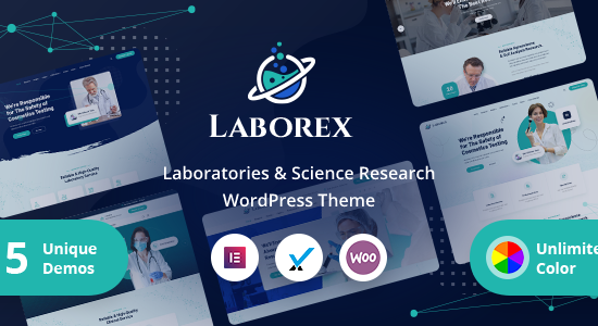 Labex – Chủ đề WordPress dành cho phòng thí nghiệm và nghiên cứu