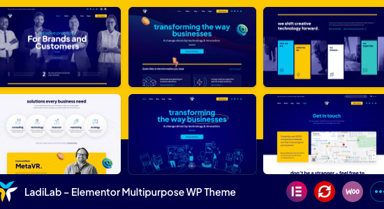 LadiLab - Chủ đề WordPress đa năng Elementor