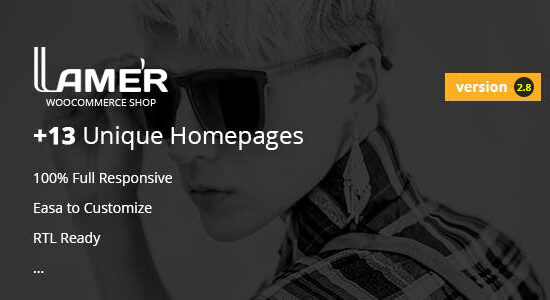 Lamer Fashion - Chủ đề WordPress WooC Commerce