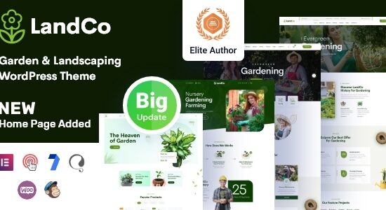 Landco - Chủ đề WordPress về vườn & cảnh quan + RTL