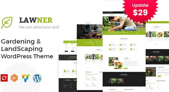 Lawner - Chủ đề WordPress làm vườn và cảnh quan