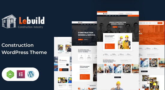 Lebuild - Chủ đề WordPress của Công ty Công nghiệp Xây dựng