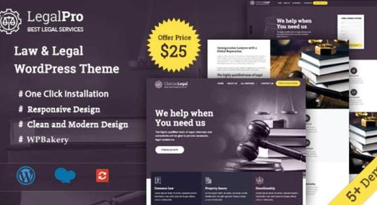 Legal Pro - Chủ đề WordPress về Luật/Kinh doanh hợp pháp