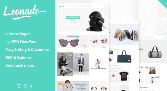 Leonado - Chủ đề WordPress WooC Commerce đa khái niệm