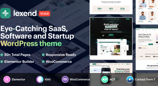 Lexend - Phần mềm, SaaS & Chủ đề WordPress khởi nghiệp