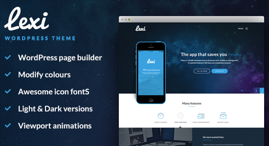 Lexi - Chủ đề WordPress dành cho ứng dụng di động