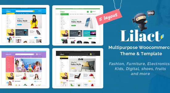 Lilac - Chủ đề WordPress WooC Commerce đáp ứng thời trang