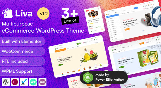 Liva - Chủ đề WordPress thương mại điện tử đa năng