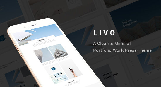 Livo - Một chủ đề WordPress về danh mục đầu tư gọn gàng và tối giản