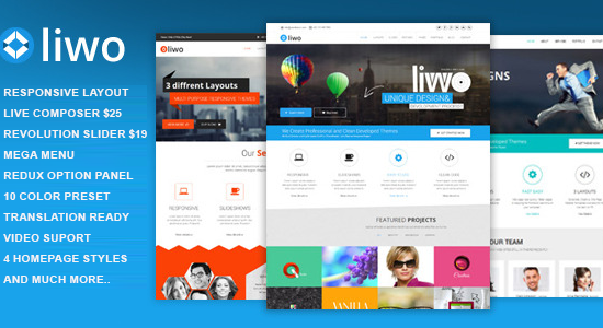 Liwo - Chủ đề WordPress đa năng