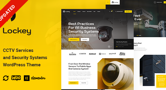 Lockey - Chủ đề WordPress về hệ thống an ninh và camera quan sát