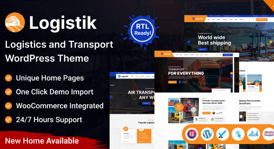 Logistik – Chủ đề WordPress Vận tải & Hậu cần