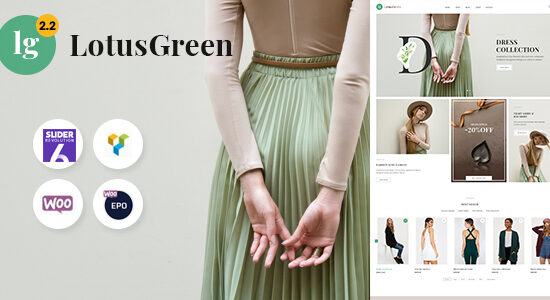 LotusGreen - Chủ đề WooC Commerce đa năng