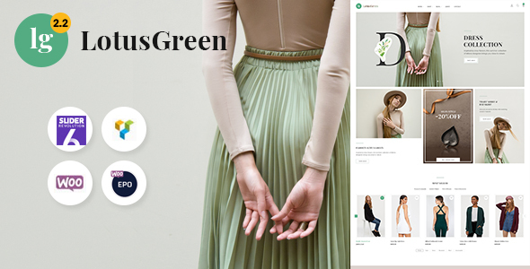 LotusGreen - Chủ đề WooC Commerce đa năng