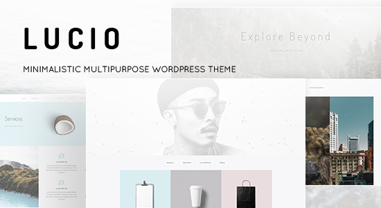 Lucio - Chủ đề WordPress dành cho đại lý và danh mục đầu tư tối thiểu