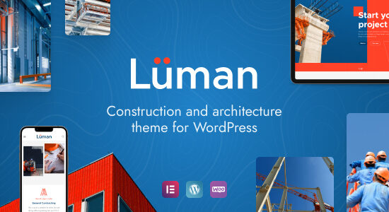 Luman - Construction WordPress Theme