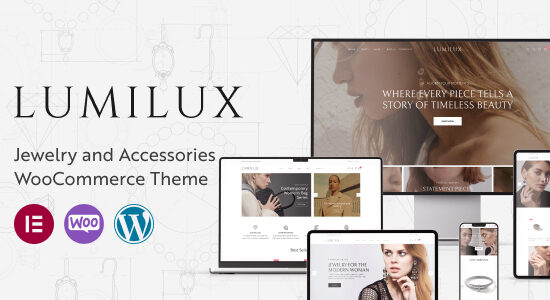 Lumilux - Chủ đề trang sức và phụ kiện WooC Commerce