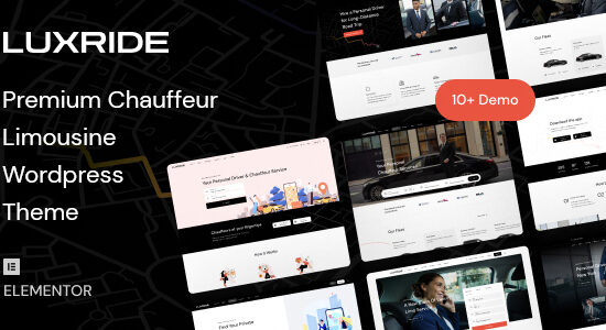 Luxride - Chủ đề WordPress cho thuê xe & vận chuyển xe limousine có tài xế