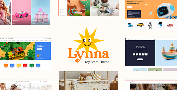 Lynna - Chủ đề WooC Commerce dành cho trẻ em và cửa hàng đồ chơi