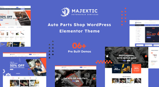 Majextic - Chủ đề WooC Commerce về phụ tùng ô tô