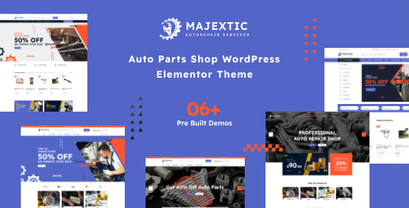 Majextic - Chủ đề WooC Commerce về phụ tùng ô tô