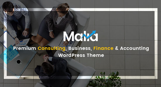 Malia - Một chủ đề WordPress tài chính và kinh doanh mạnh mẽ