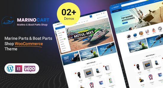 Marinocart - Chủ đề WooC Commerce của Cửa hàng Phụ tùng Thuyền & Hàng hải